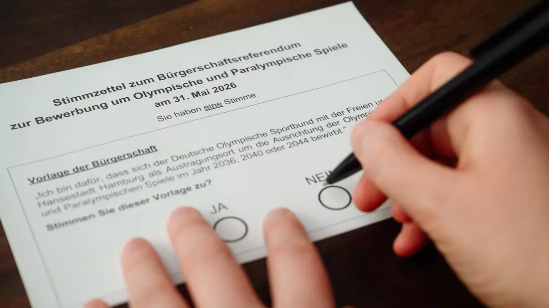 Schon zum zweiten Mal stimmten die Hamburger gegen eine Olympia-Bewerbung. - Bild: Gregor Fischer/dpa