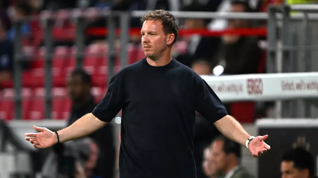 Bundestrainer Julian Nagelsmann plant fix mit Kai Havertz in Bestform bei der WM.  - Bild: Federico Gambarini/dpa