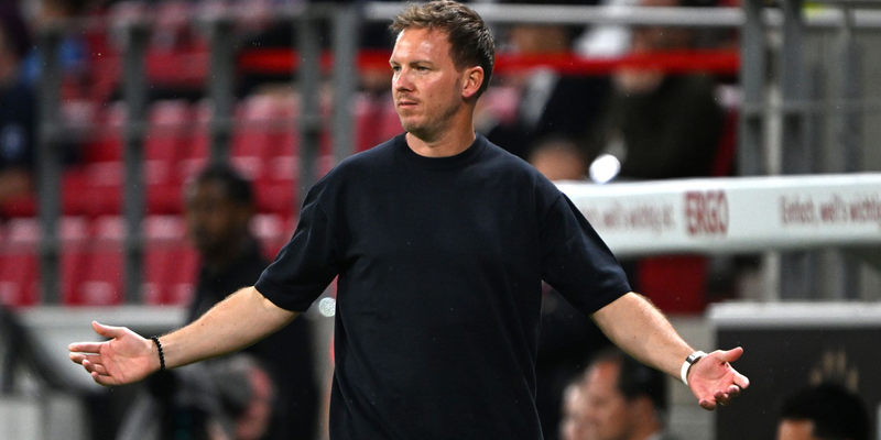 Bundestrainer Julian Nagelsmann plant fix mit Kai Havertz in Bestform bei der WM.  - Foto: Federico Gambarini/dpa