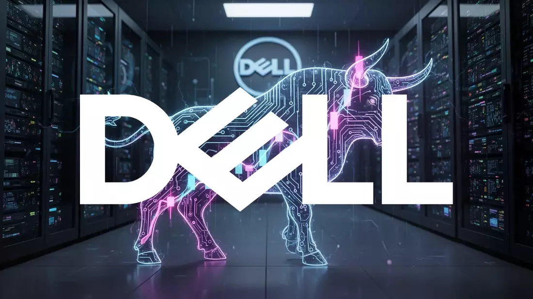 Dell Aktie: 33-Prozent-Sprung nach KI-Rekordquartal Illustration mit AI erstellt übermittelt durch boerse-global.de