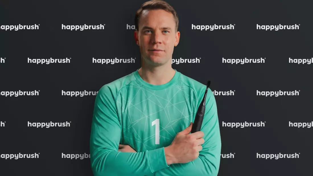 SevenVentures investiert in happybrush - Manuel Neuer wird Markengesicht und strategischer Partner - Bild: presseportal.de