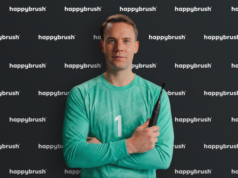 SevenVentures investiert in happybrush - Manuel Neuer wird Markengesicht und strategischer Partner - Foto: presseportal.de