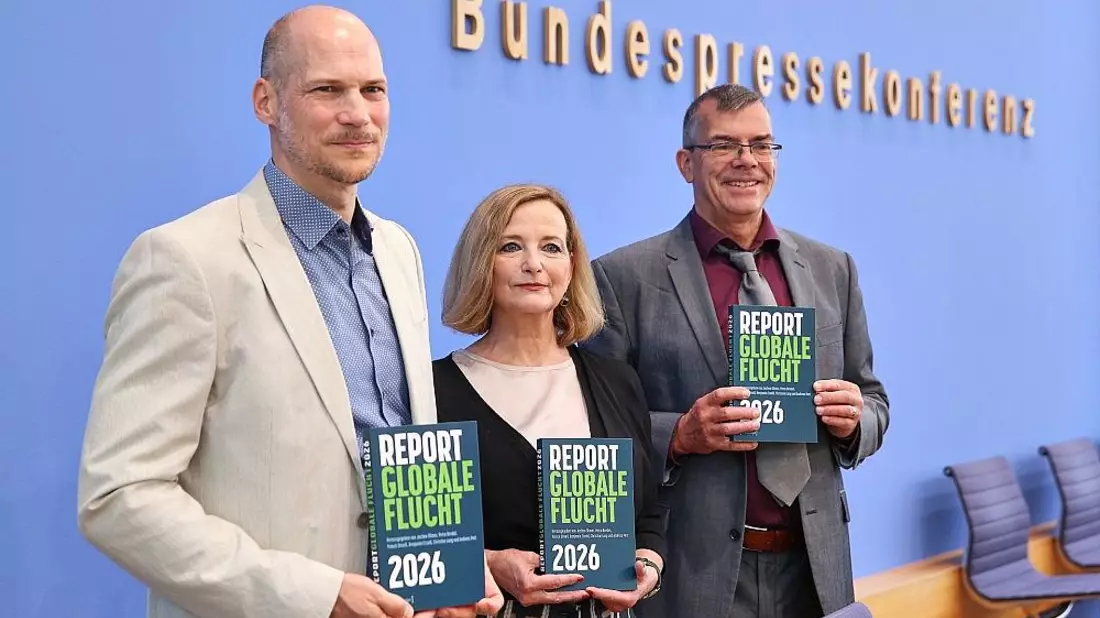 Vorstellung Report Globale Flucht 2026 am 01.06.2026 - Bild: via dts Nachrichtenagentur