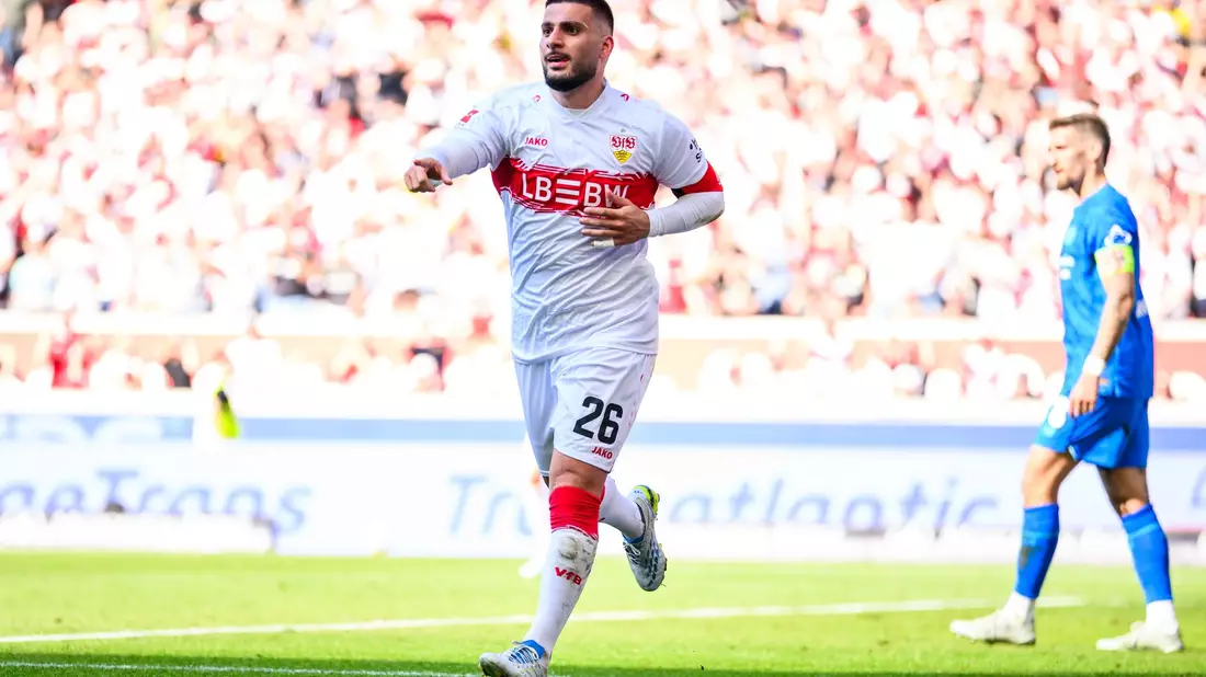 Torjäger Deniz Undav bleibt beim VfB Stuttgart. (Archivbild) - Bild: Tom Weller/dpa