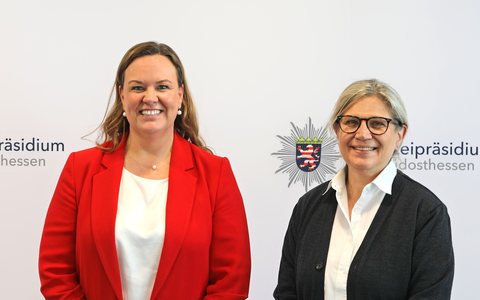 POL-OF: Carina Lerch als neue Leiterin der Abteilung Einsatz im Polizeipräsidium Südosthessen begrüßt - Polizeipräsidium Südosthessen - Bild: presseportal.de