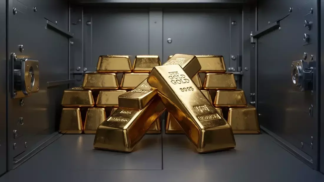 Oro: el conflicto en el Golfo y la demanda sin precedentes de los bancos centrales elevan el metal a 4.569 dólares - Bild: über boerse-global.de