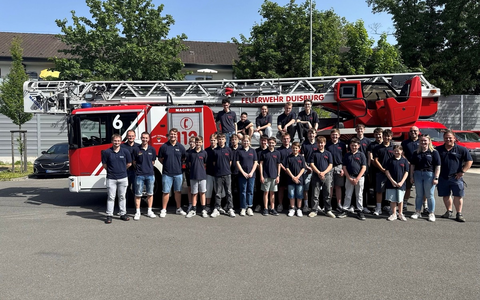 FW Tönisvorst: Erlebnisreiches Pfingstwochenende der Jugendfeuerwehr Tönisvorst in Duisburg - Bild: presseportal.de