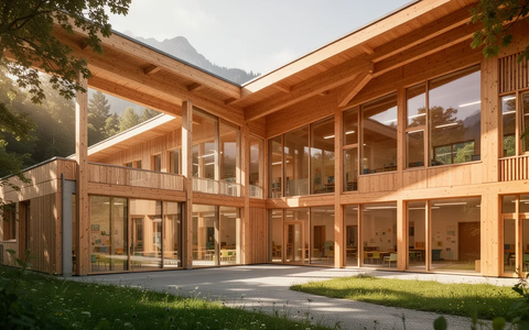 Holzbau-Preis Mai 2026: Österreich würdigt nachhaltige Schulen - Bild: über boerse-global.de