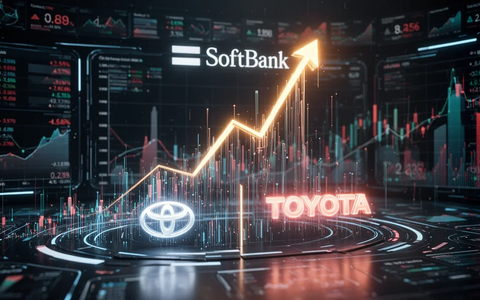 SoftBank Aktie: 48 Billionen Yen — Toyota verdrängt - Foto: über boerse-global.de