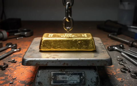 Oro: el dólar se impone como refugio y hunde al metal a pesar de la escalada en Oriente Próximo - Bild: über boerse-global.de