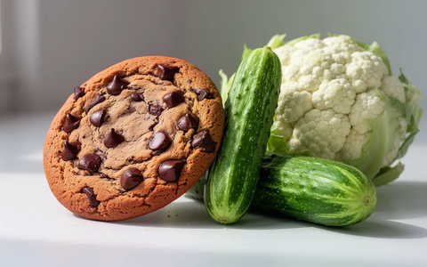 Volume Eating: Gurken und Blumenkohl statt 690-Kalorien-Keks - Bild: über boerse-global.de