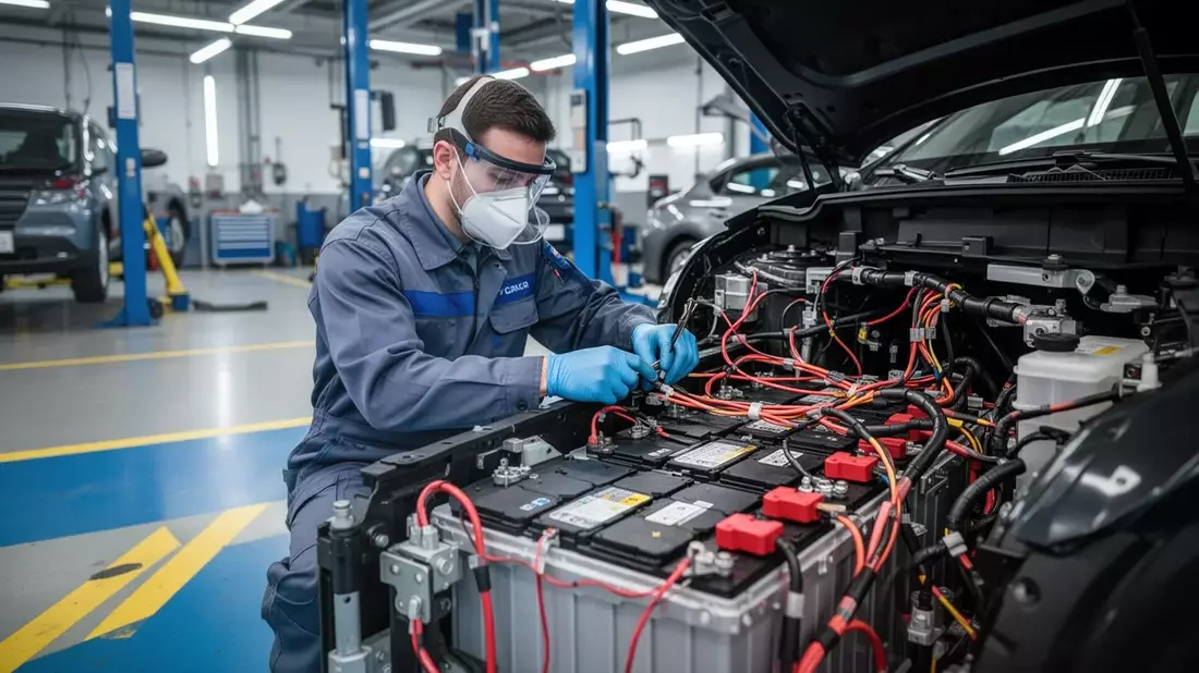 E-Auto-Reparatur: BAuA definiert neue Hochvolt-Sicherheitsbereiche - Bild: über boerse-global.de
