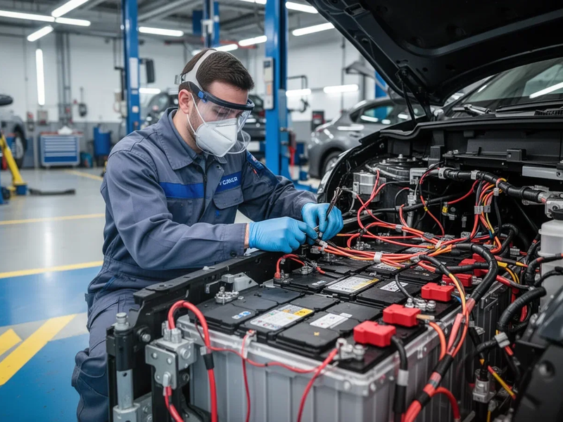 E-Auto-Reparatur: BAuA definiert neue Hochvolt-Sicherheitsbereiche - Foto: über boerse-global.de