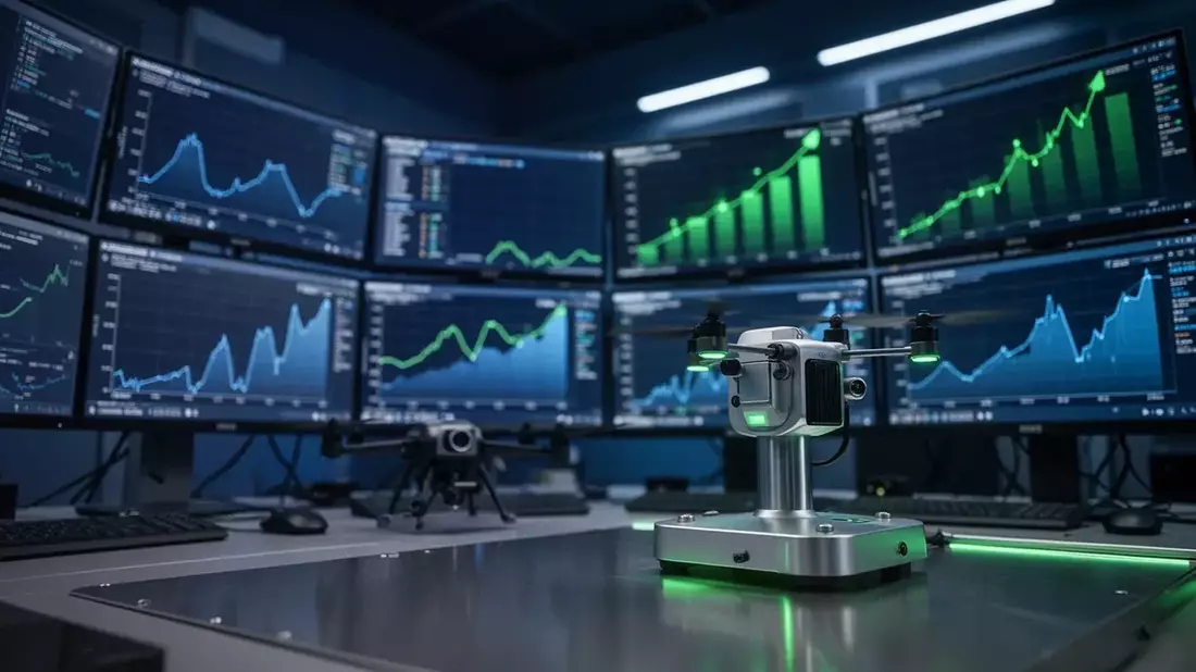 DroneShield: el 'primer aviso' accionarial empaña un trimestre récord y pone a prueba al consejo Illustration mit AI erstellt übermittelt durch boerse-global.de