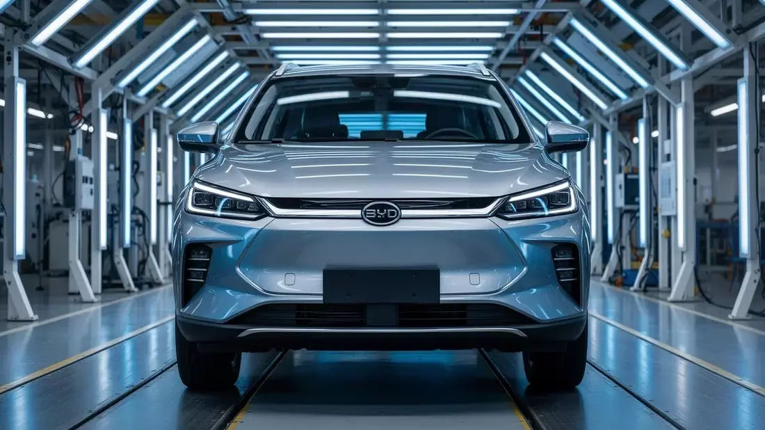 BYD dobla su apuesta: chip Xuanji A3 en serie y garantía total por accidentes con God's Eye Illustration mit AI erstellt übermittelt durch boerse-global.de