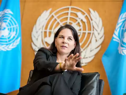 Annalena Baerbock hält die Vereinten Nationen für alternativlos. - Foto: Michael Kappeler/dpa