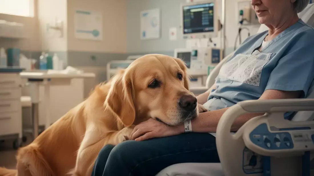 Therapiehunde senken Cortisolspiegel: Kliniken integrieren Tiere in Behandlung - Bild: über boerse-global.de