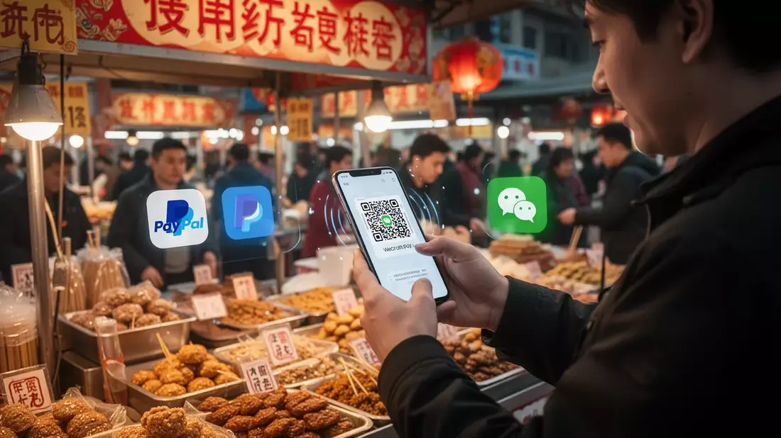 Tencent-PayPal-Deal: 90 Tage gebührenfrei in China zahlen - Bild: über boerse-global.de