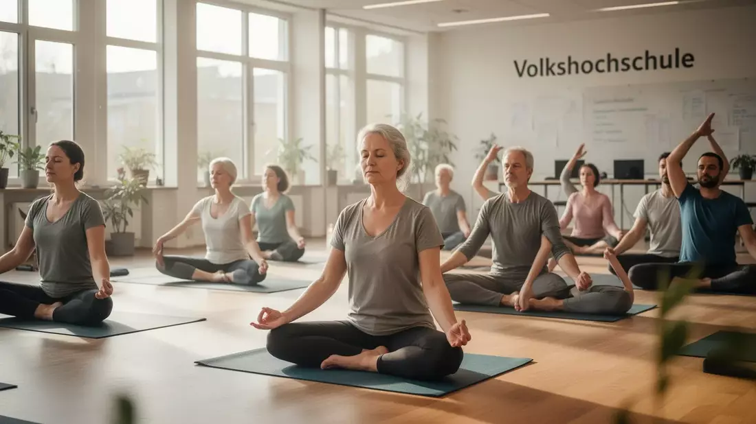 VHS-Boom: Vagusnerv-Training und Faszien-Yoga statt Standardgymnastik - Bild: über boerse-global.de