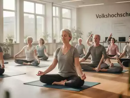 VHS-Boom: Vagusnerv-Training und Faszien-Yoga statt Standardgymnastik - Foto: über boerse-global.de