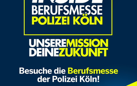 POL-K: 260602-2-K Polizei Köln öffnet ihre Türen: Berufsmesse INSIDE bietet spannende Einblicke in die Welt der Polizei - Bild: presseportal.de