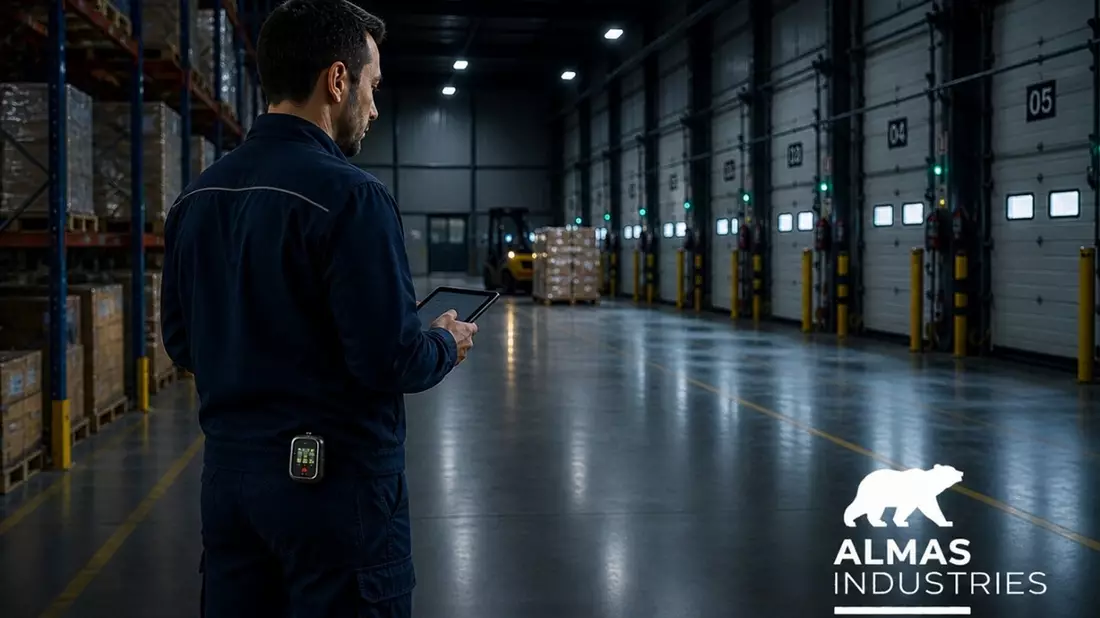 Alleinarbeit ohne allein gelassen werden: Warum Unternehmen Arbeitssicherheit neu denken sollten - mit Totmannschaltern von Almas Industries - Bild: presseportal.de
