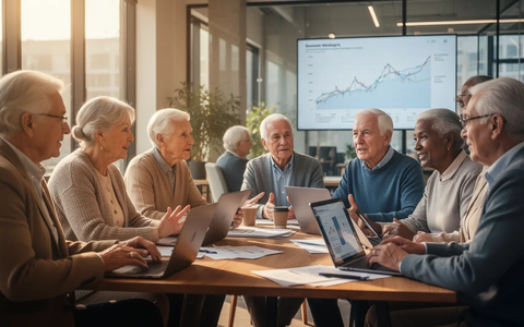 Rente 50plus: 40 Prozent der 50- bis 60-Jährigen fürchten Finanzlücke - Bild: über boerse-global.de