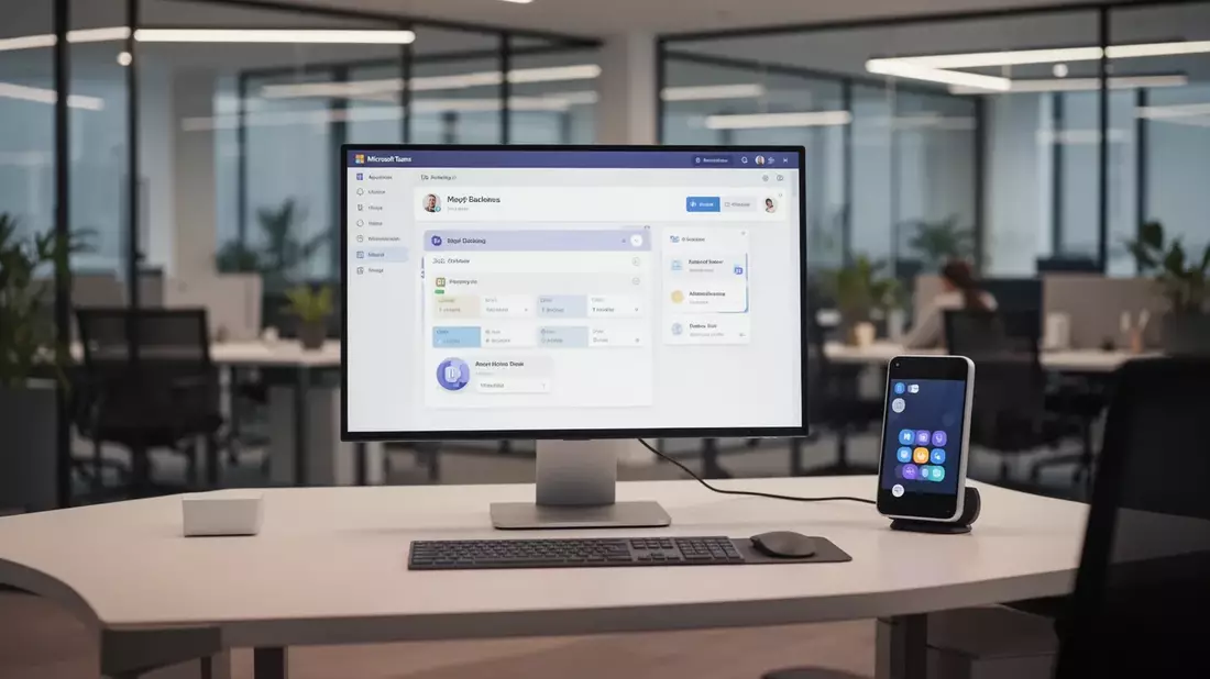Teams-Displays: Microsoft bringt Schreibtischbuchung ab Juli - Bild: über boerse-global.de
