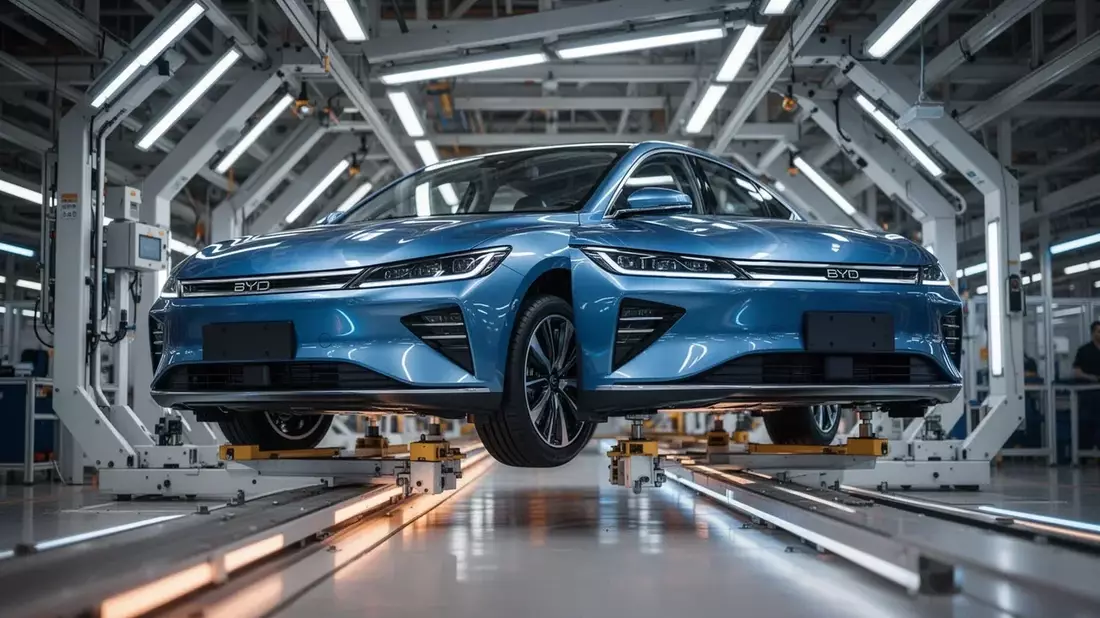 BYD se corona en China y apuntala su giro global con un chip de 4 nm y un récord de exportaciones - Bild: über boerse-global.de