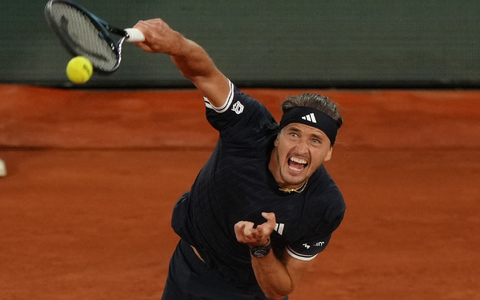 Auf den Aufschlag war bei Alexander Zverev wieder Verlass. - Bild: Aurelien Morissard/AP/dpa