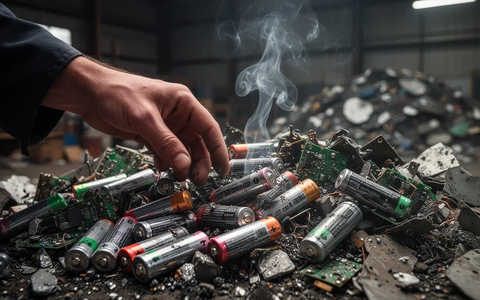 Lithium-Entsorgung: 44% landen im falschen Müll, Brände steigen - Bild: über boerse-global.de