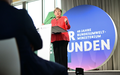Die frühere Kanzlerin Angela Merkel (CDU) fordert mehr Aufmerksamkeit für den Klimaschutz ein. - Foto: Sebastian Christoph Gollnow/dpa