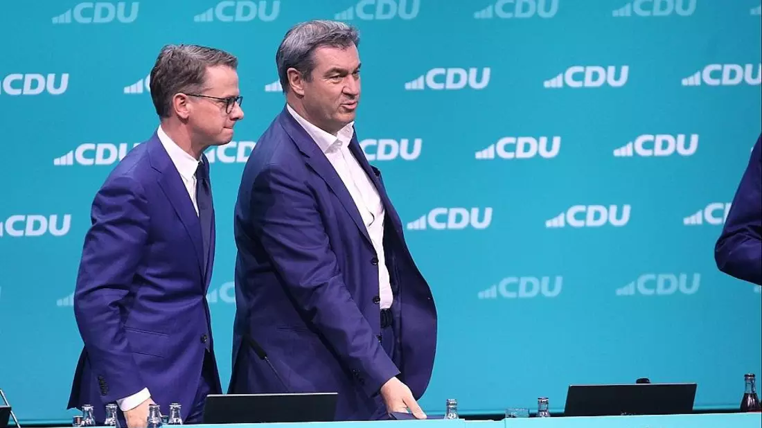 Carsten Linnemann und Markus Söder (Archiv) - Bild: via dts Nachrichtenagentur