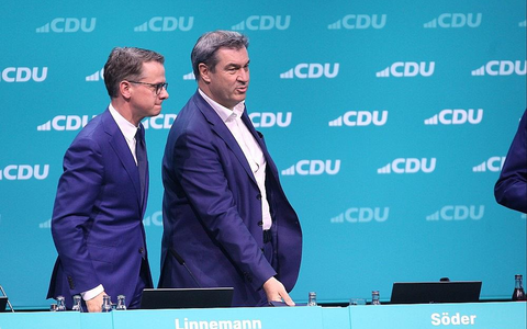 Carsten Linnemann und Markus Söder (Archiv) - Foto: via dts Nachrichtenagentur