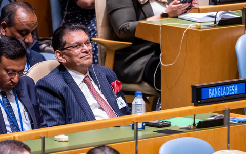 Khalilur Rahman, Außenminister von Bangladesch, wird der neue Präsident der Generalversammlung der Vereinten Nationen. - Bild: Michael Kappeler/dpa