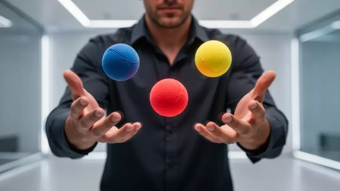 Neuro-Jonglage: Drei Bälle trainieren Konzentration und kognitive Flexibilität - Bild: über boerse-global.de