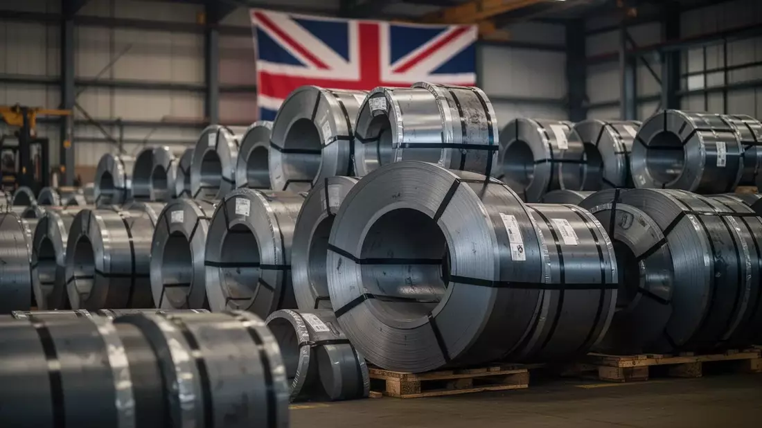 Stahlzölle ab Juli: Großbritannien kürzt Indiens Importe um 60% - Bild: über boerse-global.de