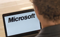 Microsoft-Logo auf einem Computer (Archiv) - Foto: via dts Nachrichtenagentur