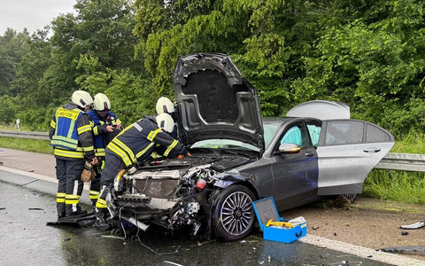 FW-EN: PKW verunfallt auf Autobahn - Bild: presseportal.de