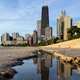 Am Lake Michigan bereitet sich die Nationalmannschaf nach der Ankunft in Amerika weiter auf die WM vor.  - Bild: Christian Charisius/dpa