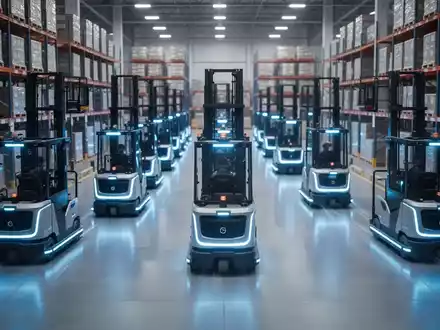 Robotik im Lager: Rhenus setzt 15 autonome Gabelstapler rund um die Uhr ein - Foto: über boerse-global.de