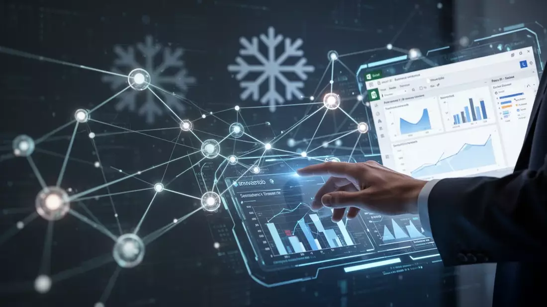 Snowflake Summit 26: XMLA-Endpoint verbindet Power BI mit Metriken Illustration mit AI erstellt übermittelt durch boerse-global.de