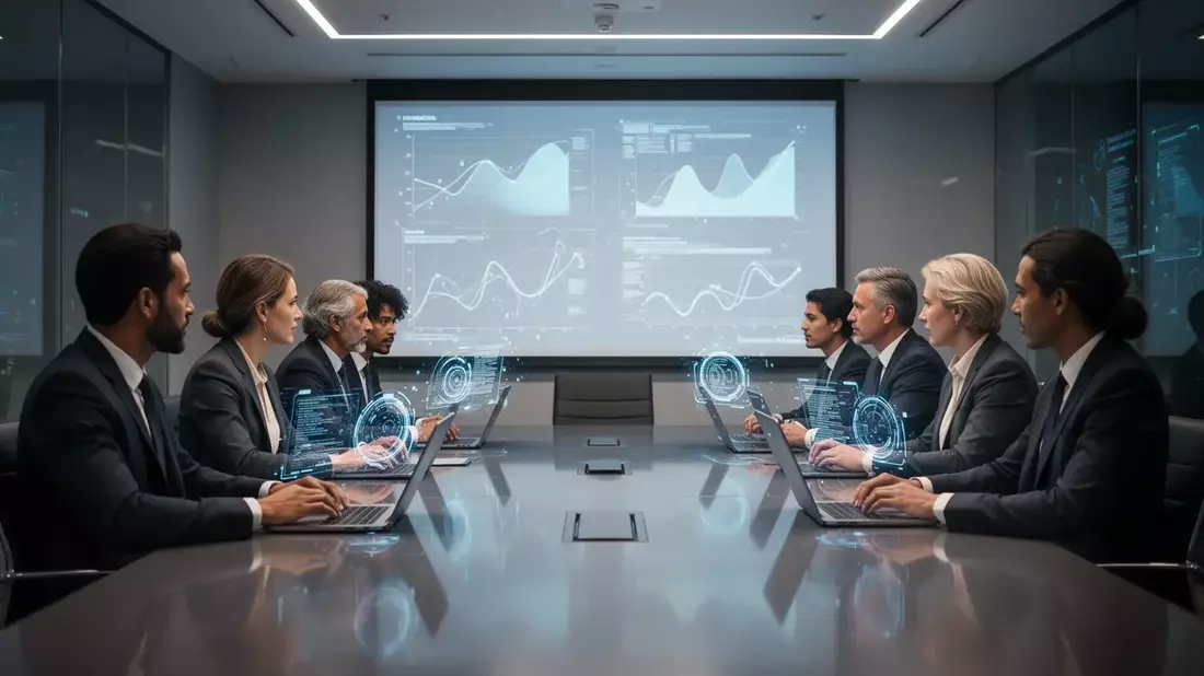 Zoom AI Productivity Suite: Meetings werden zu fertigen Dokumenten Illustration mit AI erstellt übermittelt durch boerse-global.de