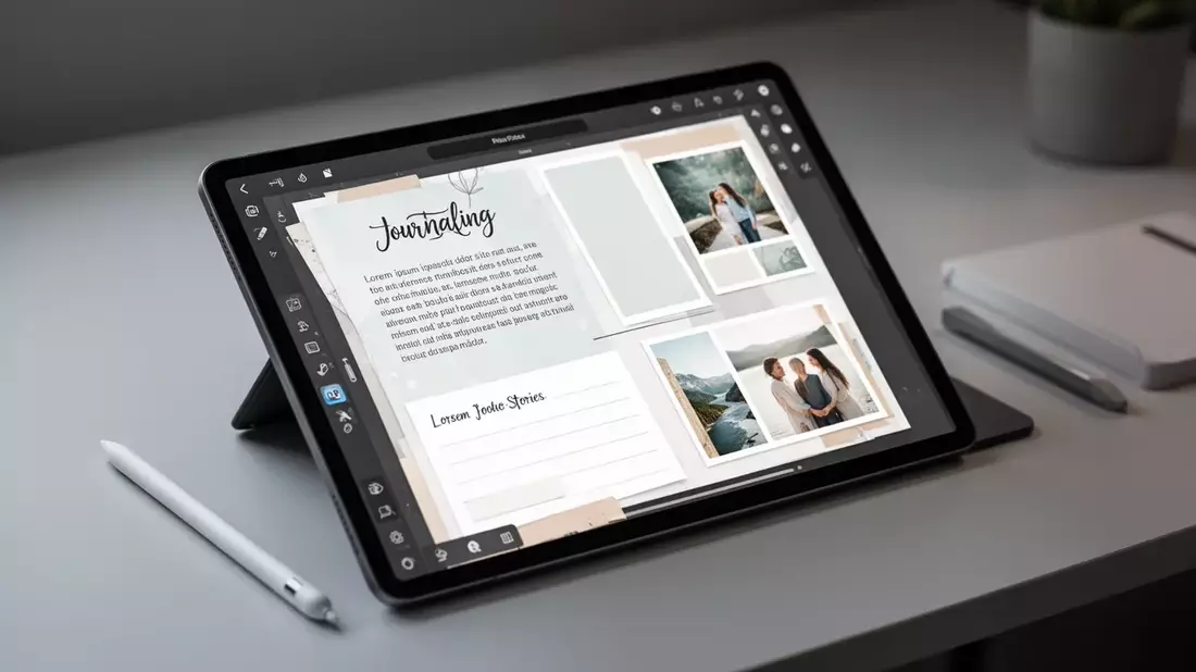 Digital-Scrapbooking Juni: Text-Layouts verdrängen reine Fotocollagen - Bild: über boerse-global.de