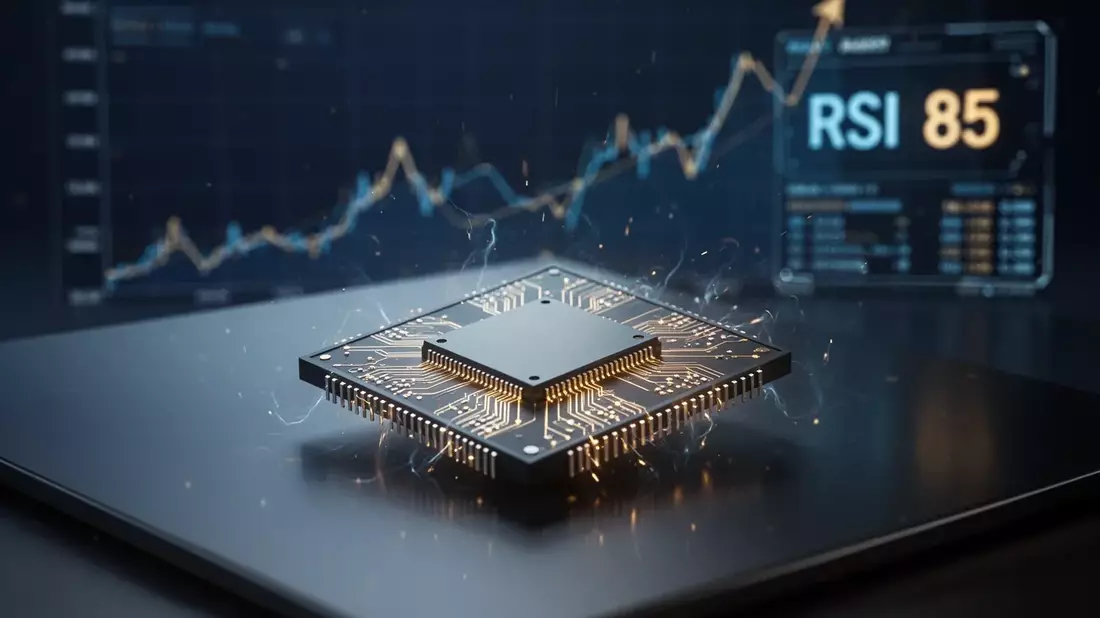 SOXX ETF: Broadcom-Zahlen heute, RSI bei 85 Illustration mit AI erstellt übermittelt durch boerse-global.de