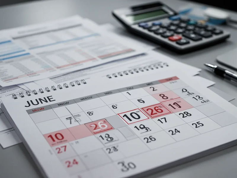 Steuertermins Juni: Vorauszahlungen bis 10. Juni fällig - Foto: über boerse-global.de