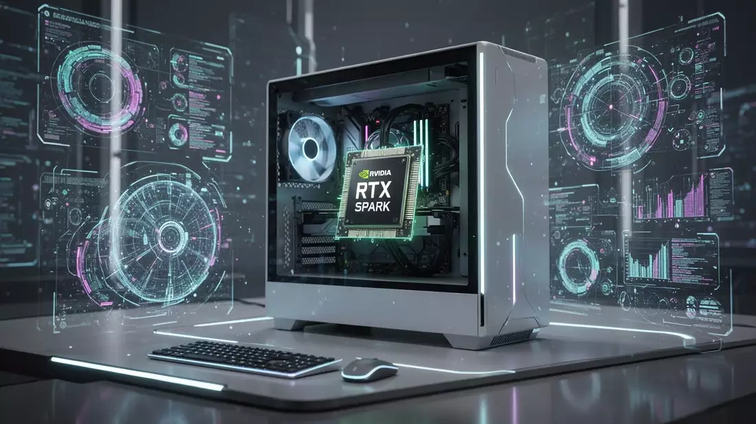 RTX Spark: Nvidia bringt KI-Superchip auf den Desktop Illustration mit AI erstellt übermittelt durch boerse-global.de