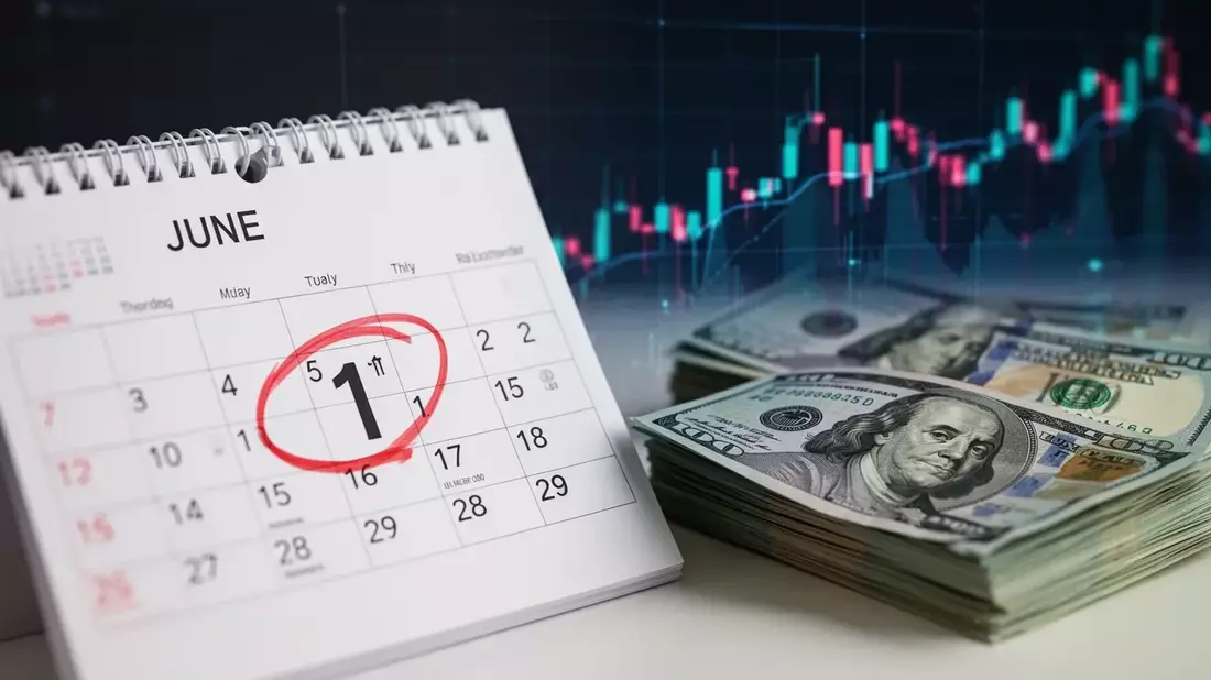 iShares NEAR: Ex-Tag 1. Juni, 0,17833 USD Dividende Illustration mit AI erstellt übermittelt durch boerse-global.de