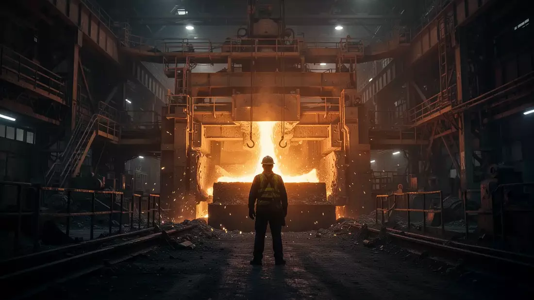 Thyssenkrupp: 11.000 Stellen werden abgebaut und ausgelagert Illustration mit AI erstellt übermittelt durch boerse-global.de