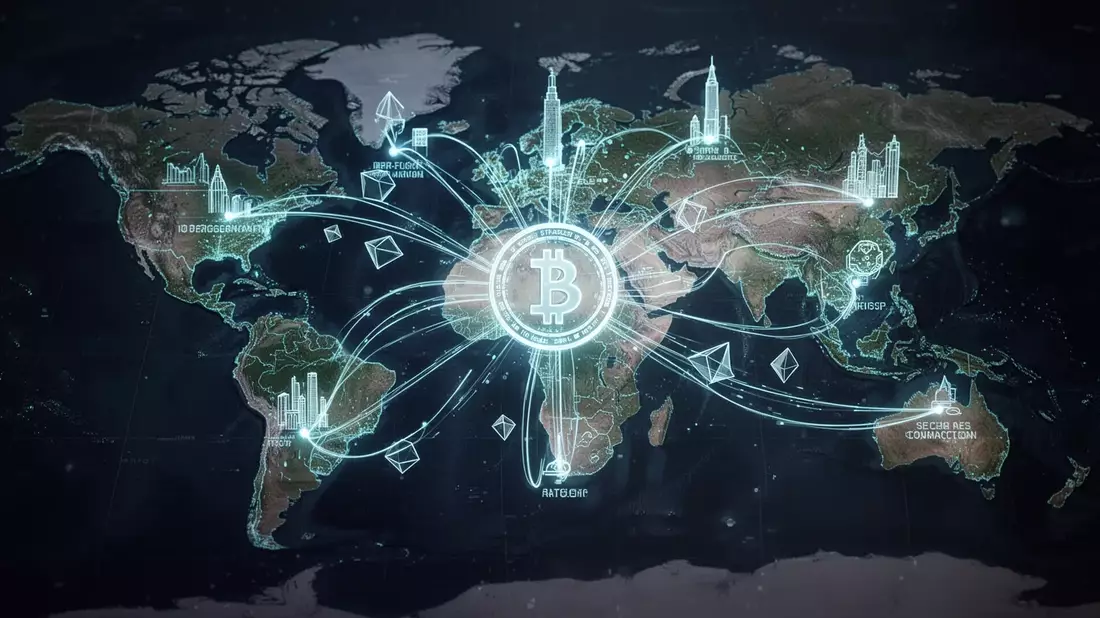 Stablecoin-Boom: 9,3 Billionen Euro Transaktionsvolumen in 12 Monaten Illustration mit AI erstellt übermittelt durch boerse-global.de